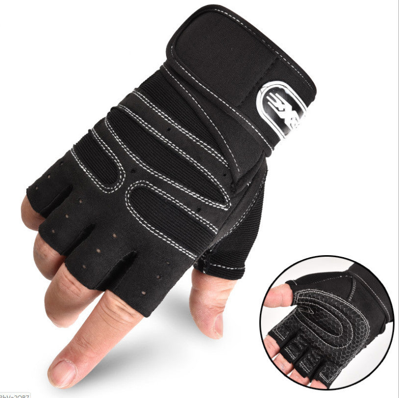 Cycling Gloves Half Finger Breathable Elastic Outdoor Bike Bicycle Riding Fitness Glove Accessories