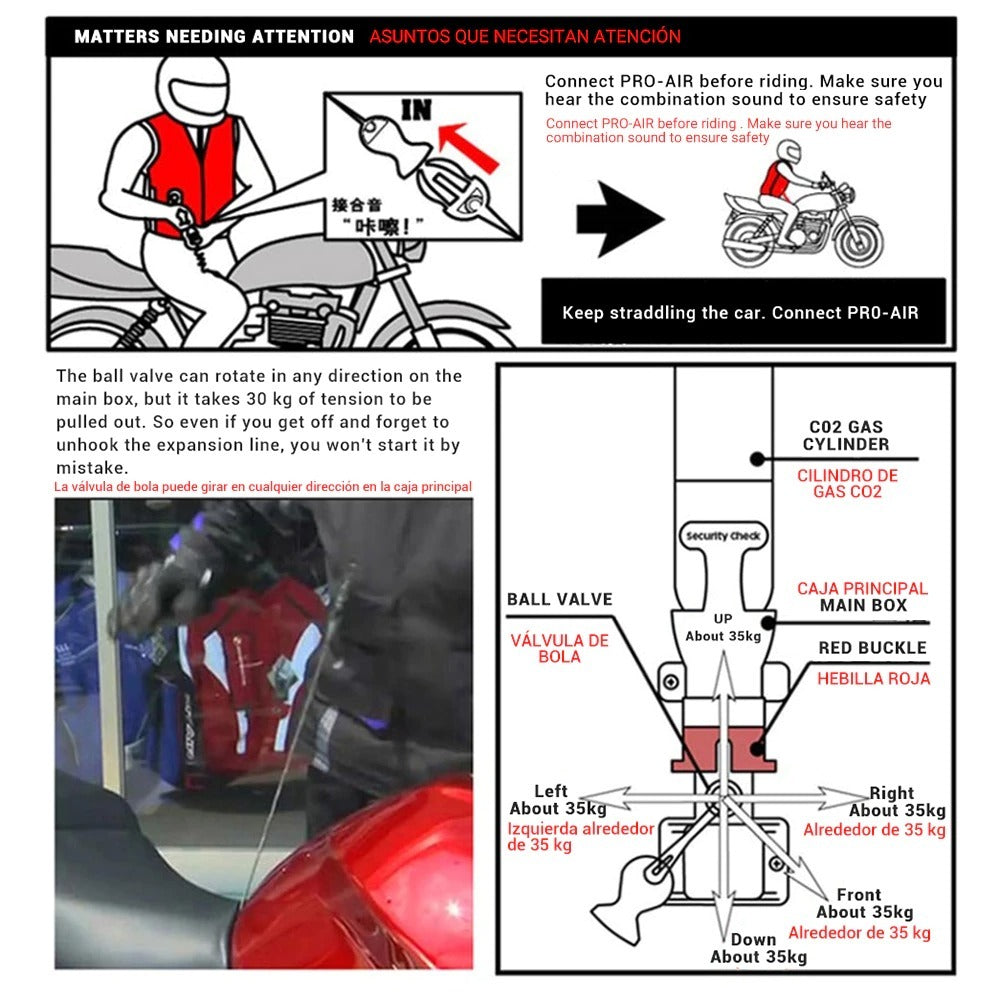 Motorcycle AirBag Vest