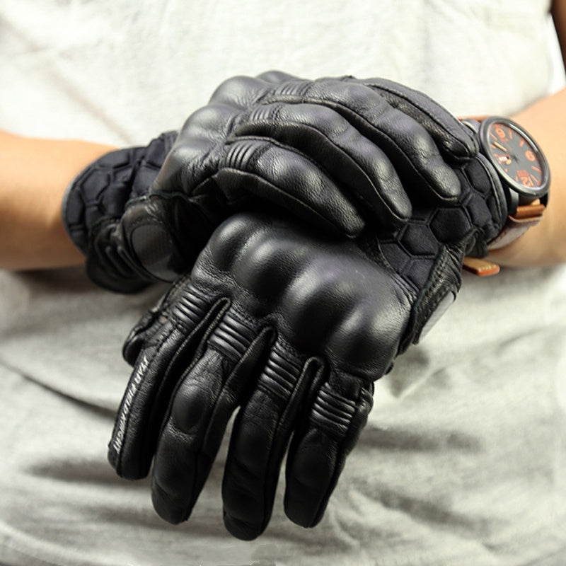 Leather Gloves Motorcycle Gloves Riding Gloves